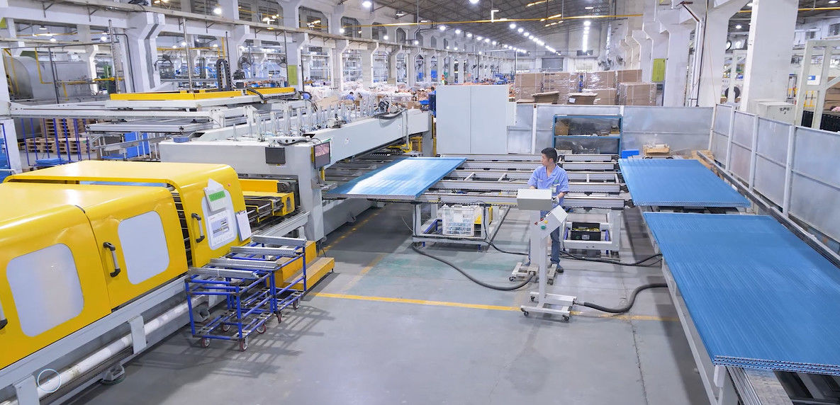 Henan Hongtai HVAC Equipment Co., Ltd. línea de producción del fabricante