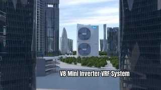 Sistema V8 Mini VRF ultracompacto | Potente comodidad para villas modernas